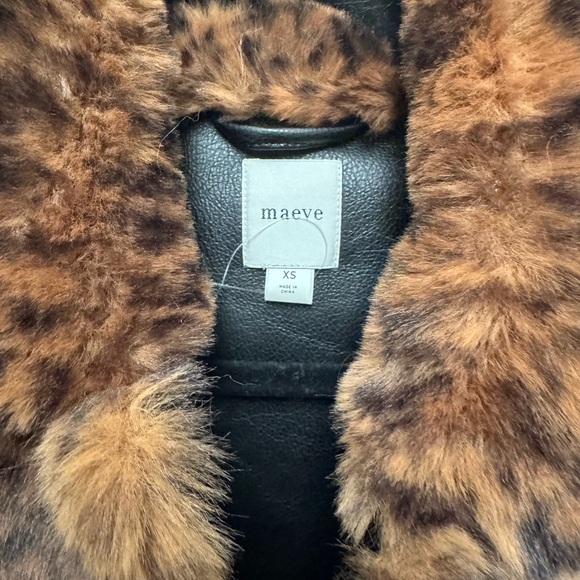 Maeve Brown Faux Fur Coat - Picture 2 of 6